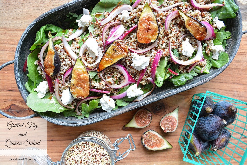 grilled fig and quinoa salad recipe