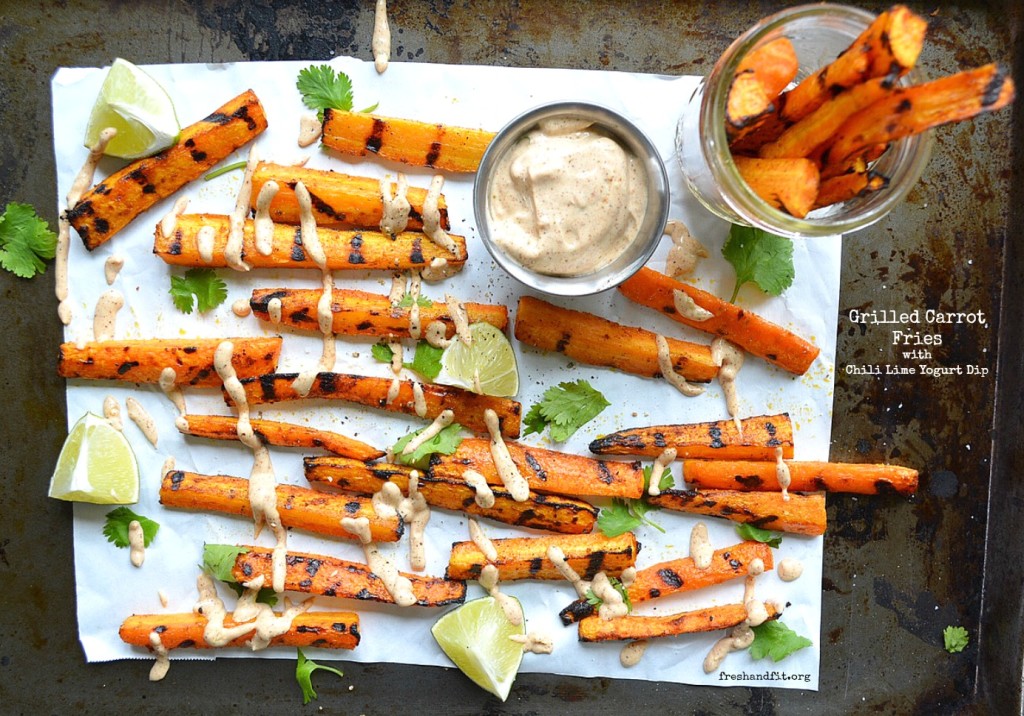grilled carrot fries freshandfit