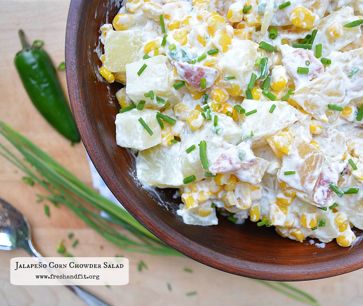 Jalapeño Corn Chowder Salad