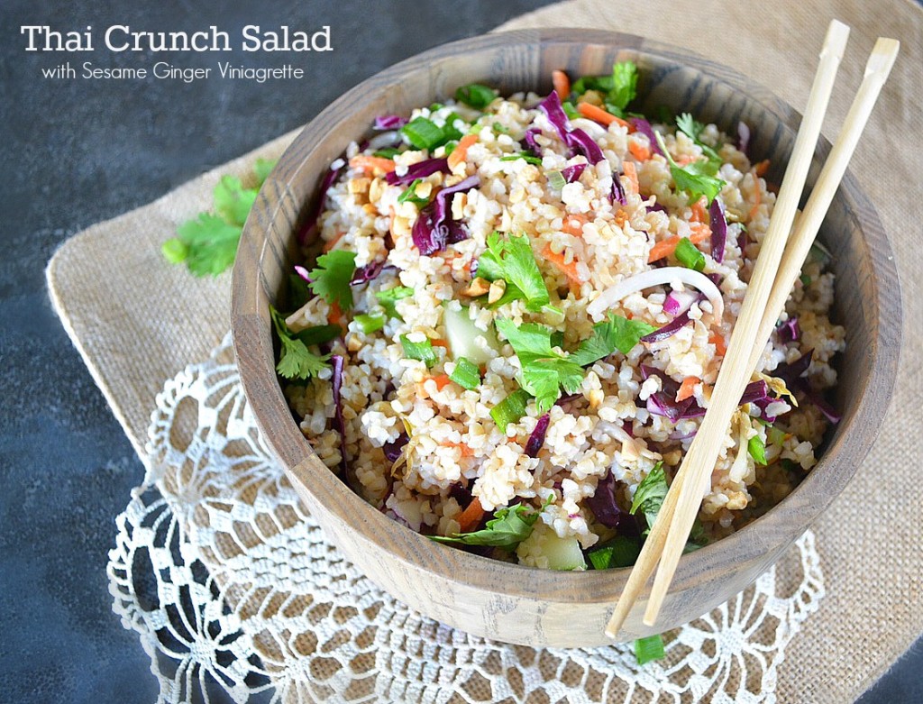 Thai Crunch Bulgar Salad