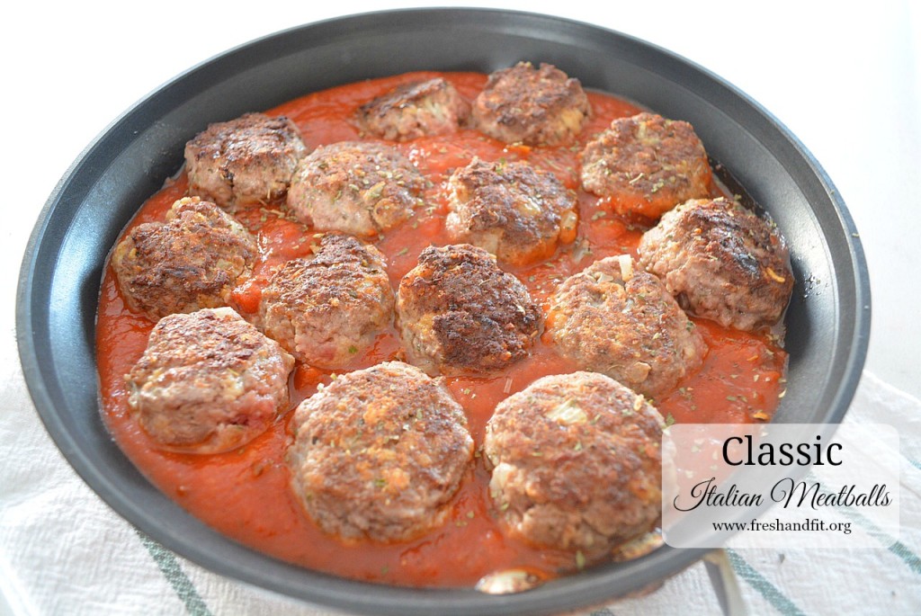 Classic Italian Meatballs 1