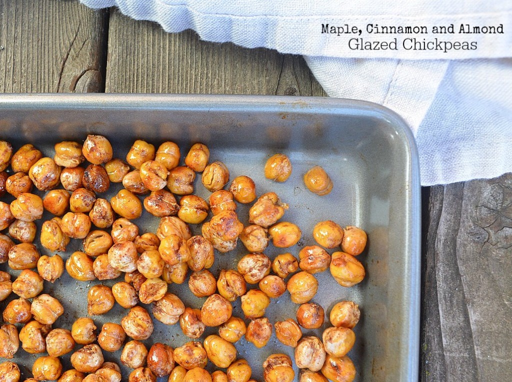 Maple Cinnamon and Almond Chickpeas