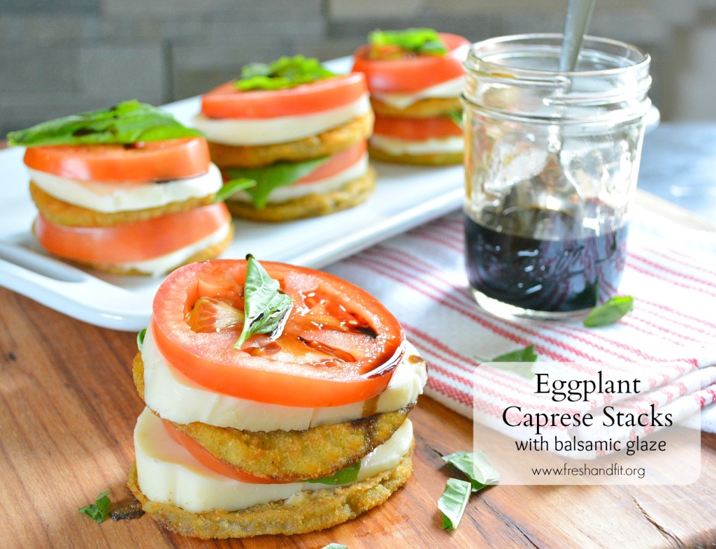 Eggplant Caprese Stacks