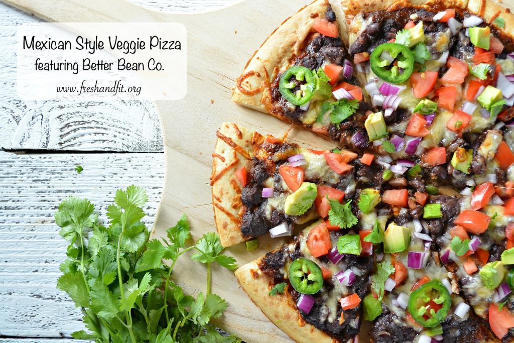 Mexican Style Veggie Pizza Featuring Better Bean