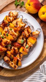Easy Chicken and Peach Kabobs 

Grilling season is in full force and you’ll only need 4 simple ingredients to make these flavorful chicken and peach kabobs featuring peaches from Pearson’s Farm, located in Fort Valley, Georgia. 
🍑
Peach season is underway now and only lasts a short time, so go to the Tree-Ripe.com website to find peach stops near you! Tree-Ripe Co. is bringing fresh Georgia peaches to over 200 cities across the Midwest making it easy and accessible to get the most delicious peaches of the season that are second to none!