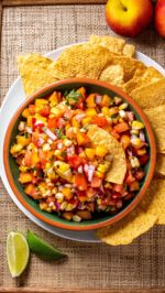 Fire Roasted Corn and Peach Salsa

Look no further than this sweet and zesty salsa featuring @treeripefruit for your next barbecue! It can be enjoyed as an appetizer or served over grilled entrees like chicken, steak or fish. 

I’ve partnered with @treeripefruit to bring you this delicious recipe using ripe seasonal peaches from Pearson Farm. Pearson Farm is located in Fort Valley, Georgia and is the oldest family-owned peach growing farm in the state! 
🍑
Peach season is underway now, so go to the Tree-Ripe.com website to find peach stops near you! Tree-Ripe Co. is bringing fresh Georgia peaches to over 200 cities across the Midwest, making it easy and accessible to get the most delicious peaches of the season! 
🍑