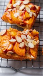 Peach and Almond Bars 
~
I’ve partnered once again with @treeripefruit to bring you this delicious peach and almond dessert bar recipe using seasonal peaches from Pearson Farm, located in Fort Valley, Georgia. They have been operating for over 150 years! 
🍑
Peach season is underway now, so go to the Tree-Ripe.com website to find peach stops near you! Tree-Ripe Co. is bringing fresh Georgia peaches to over 200 cities across the Midwest making it easy and accessible to get the most delicious peaches of the season that are second to none!