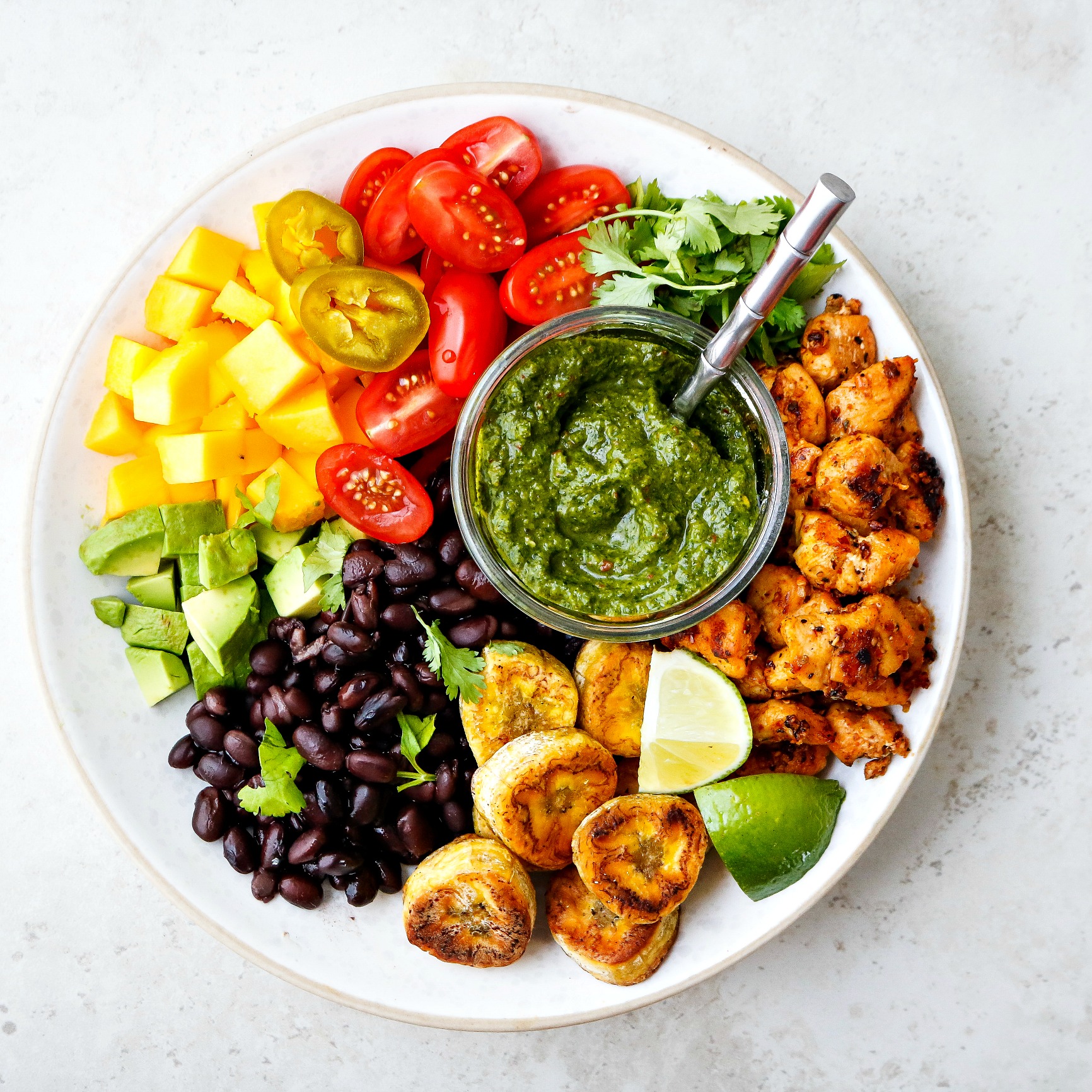 Jerk Chicken and Plantain Bowl